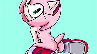 Amy Rose Furry Futanari Compilation Rocks!!