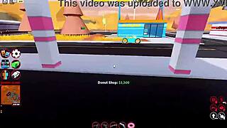milf cop gives tittyfuck blowjob in roblox jailbreak