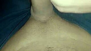 she can't stop jerking that huge cock outdoors till it creams her big tits latina style