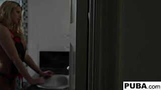 Brooklyn's Massive Tits and Perfect Body Tease in Solo Show