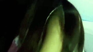 chubby asian housewife cheats with creampie fuck while hubby's away in bedroom