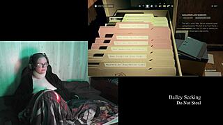 Naked Alan Wake 2 playthrough hits part 13 with big tits on display