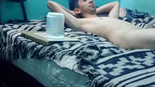 skinny guy gets intimate sensual MASSAGE turning into full pleasure ride