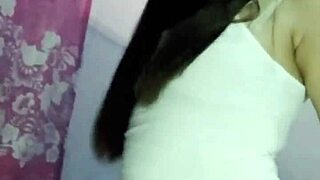 chubby asian housewife cheats with creampie fuck while hubby's away in bedroom