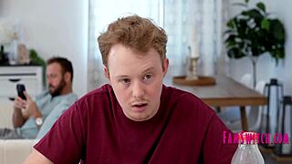 step bro's cock slips deep in self-defense class oops taboo family watches entire accident