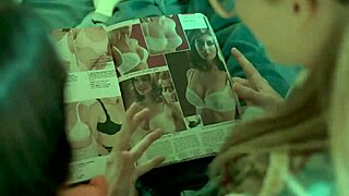 i'm scissoring hard with my nerdy lesbian bff babe's hairy pussy grinding mine