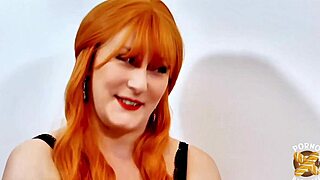 vicky belle the sexy redhead milf in lingerie wants a huge cock badly uh