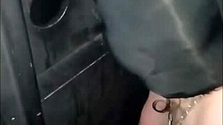 i dominate this french mature femdom slave at amazons croix gloryhole blowjob session bdsm whore