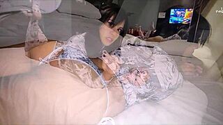 Eres Adicto A La Masturbación De Esta Latina Petite Con Tetas Naturales