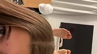 thotty teen 18+ drops her first wild tongue fetish compilation