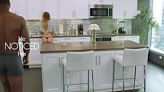 Roommate's Monster BBC Pounds My Blonde Girlfriend!