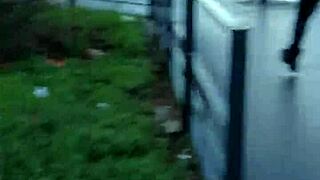 candid blue jeans walking closeup street views