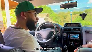 Curvy Latina Picked Up For Steamy Car Pounding