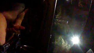 Quiet Moments Alone in Parked Car Exterior