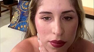 Blonde Colombian Latina Heidy Pino Teases In Steamy Webcam Show Pt2