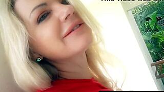 Vicky Vette strips bare outdoors fingers her big clit lips to wet pussy orgasm