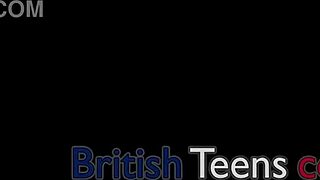 British Blonde 18 Year Old College Student Gets Pussy Eaten Close Up