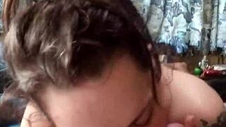 Damn, who gave you that sloppy cock sucking head right there?