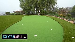 shit! petite stepdaughter chokes on stepdaddy's enormous cock