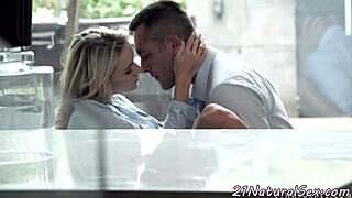 classy tattooed babe bends over doggystyle erotic fuck ends in hot cumshot