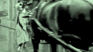 in olden days mature hairy pussy blows vintage cock in stockings