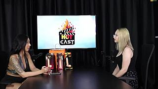 Vivan lola and vitória beatriz tease in sheer red lingerie interview