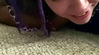 Submissive girl moans black lives matter as black cock breaks her tight pussy