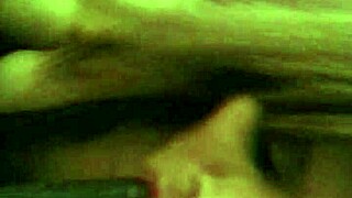 Crossdressed thot shemale chokes down throbbing BBC deepthroat