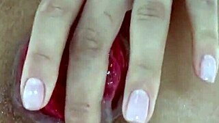 destroyed juicy prolapse asshole gaped in close up anal play