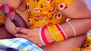 Hot housewife gets naughty xxx fun sucking neighbor's cock at ranch