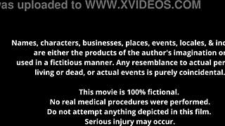 michelle anderson's twin sister gets her shaved pussy fucked and fingered by patient in hospital gloves