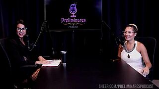 best moments of barbara sol prelims podcast with bia hot part 4 lingerie tease outdoor casting watch on sheer red?