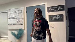 oh no delivery dude youre too hot n now im squirting on that big cock come lick my wet pussy