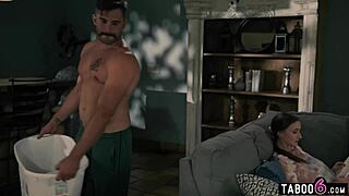 leana lovings and laney grey fuck in bisexual threesome