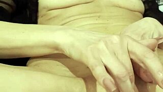 Think you can handle my oiled mature wife's small tits orgasm massage?