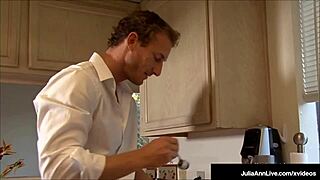 pervert BINDS & DOGGY FUCKS julia ann & jessica jaymes huge tits in garage domination threesome!