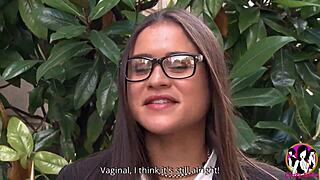 Stunning French Brunette Alice Axx's Hairy Pussy Takes Deep Anal Sodomy