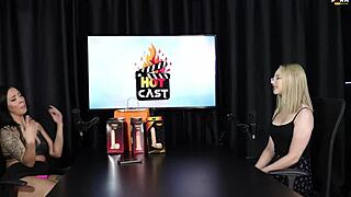 Vivan lola and vitória beatriz tease in sheer red lingerie interview