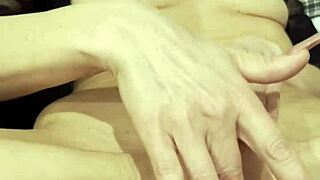 Think you can handle my oiled mature wife's small tits orgasm massage?