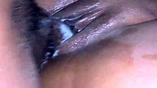 Chubby Ebony Ex-Girlfriend Screams in Homemade Dorm Fuck with Huge Natural Tits