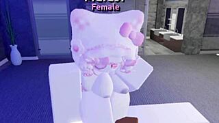 rough pov pounding during wild roblox gaming session