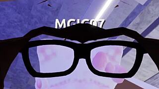 rough pov pounding during wild roblox gaming session