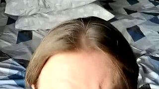 Cougar granny seduces gardener for outdoor blowjob and raw fuck