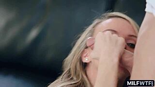 Blonde Rich Wife's Cheating Thrill Overwhelms