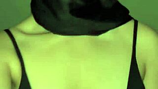 check out these massive arab muslim hijab boobs bouncing wild