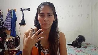PERUVIAN TEEN IN PJS WITH PIGTAILS MILKS AND SWALLOWS MY LOAD - CANDYBOOM RENEWED
