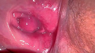 amateur asian milf's shaved pussy 269 days post virginity loss up close