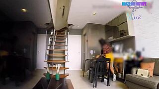 I cucked my old corno hubby hard with the new security guard right through the sheer fabric