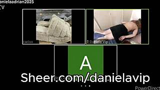 my erotic zoom massage shows off sexy ass