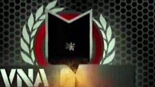 nikki benz bares huge natural tits sans bra in park shadows